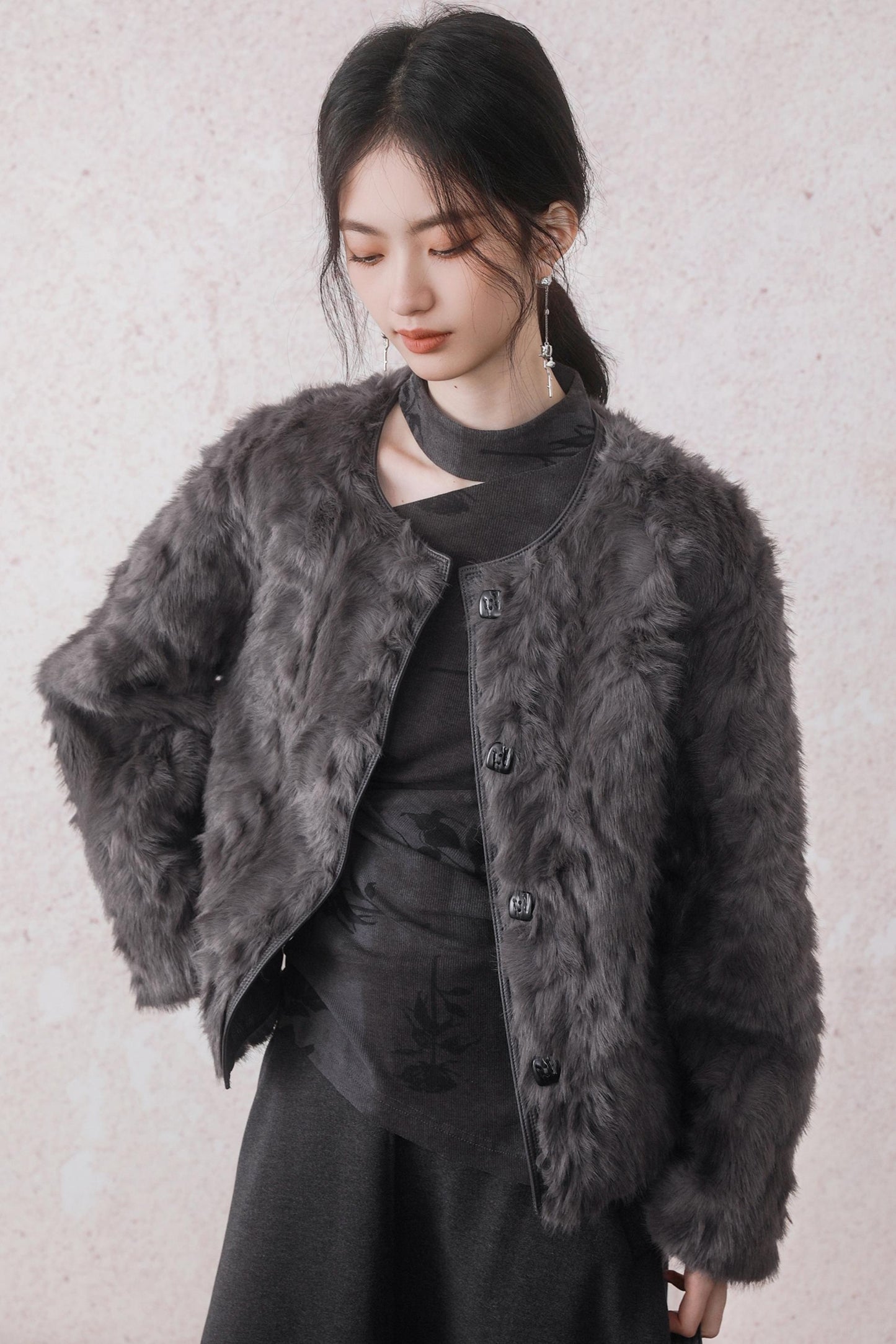 Eco-Friendly Fur Jacket