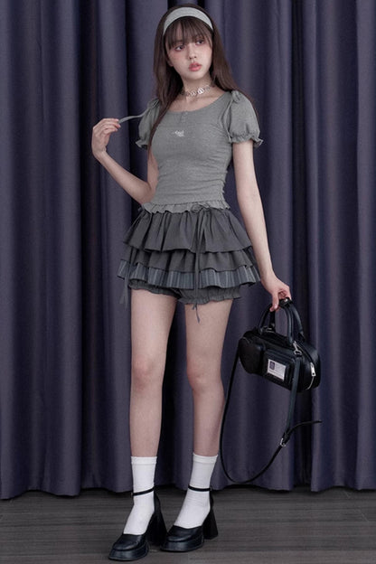 Sweet Lust Bubble Sleeve Top