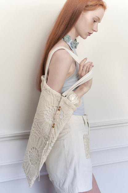 Bloom Handcrafted Beaded Tote