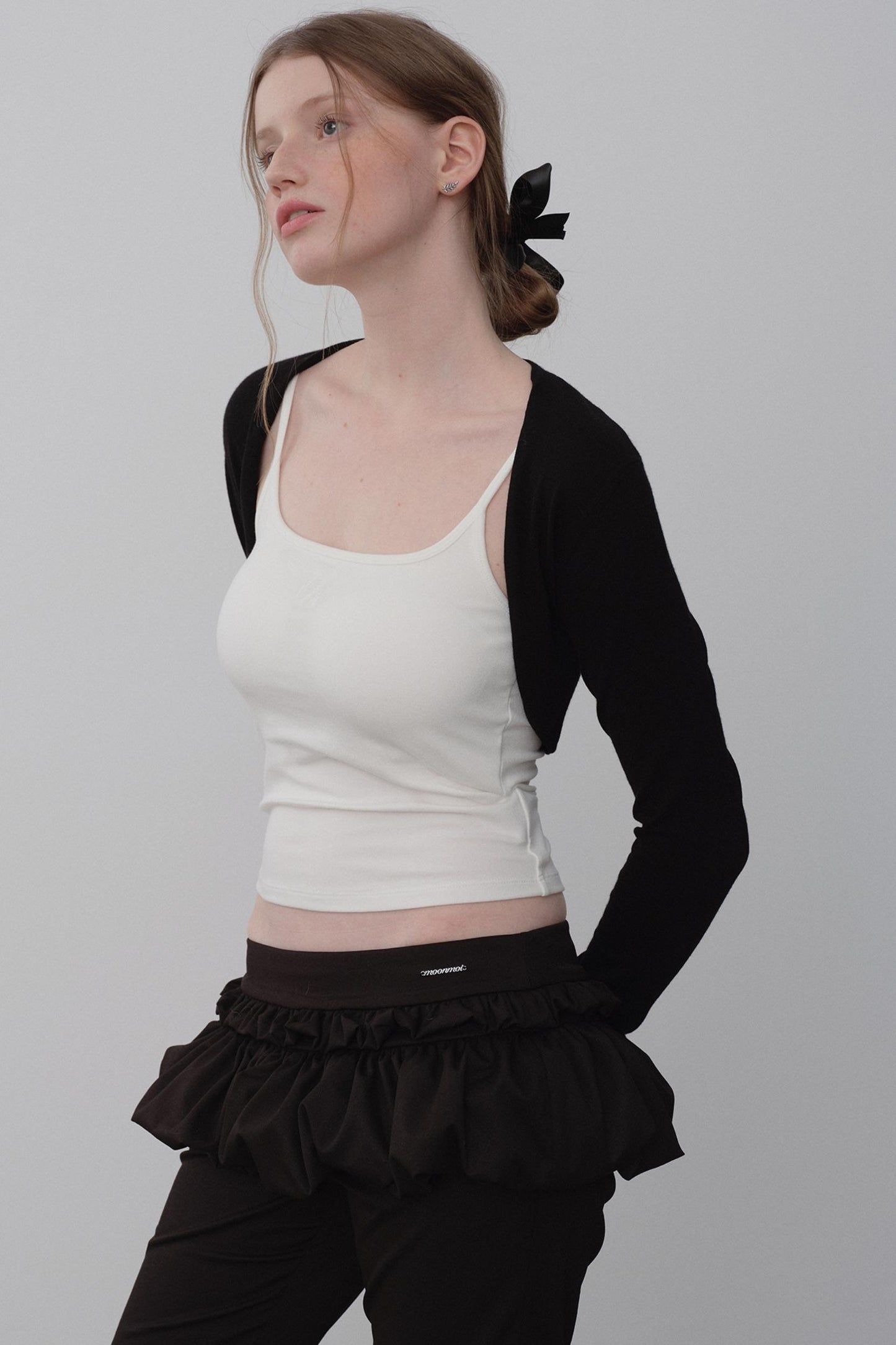 Cozy Merino Wool Flare Sleeve Cardigan