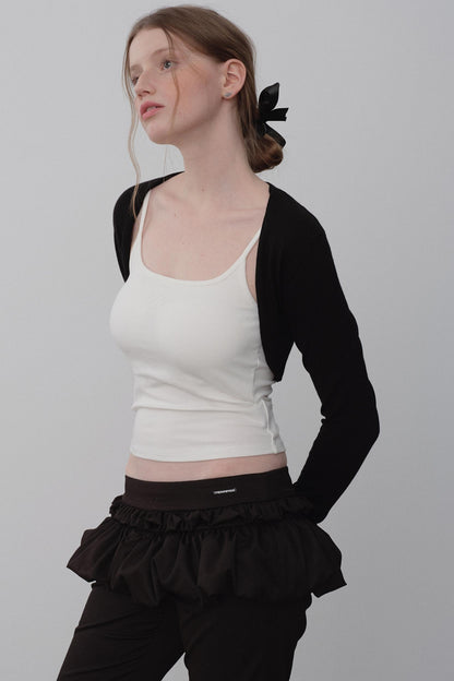 Cozy Merino Wool Flare Sleeve Cardigan