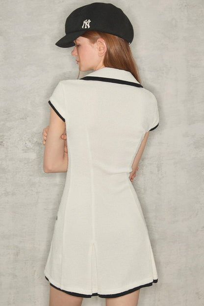 Slim White Summer Dress