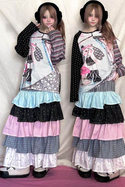 Angel Cream Cake Skirt