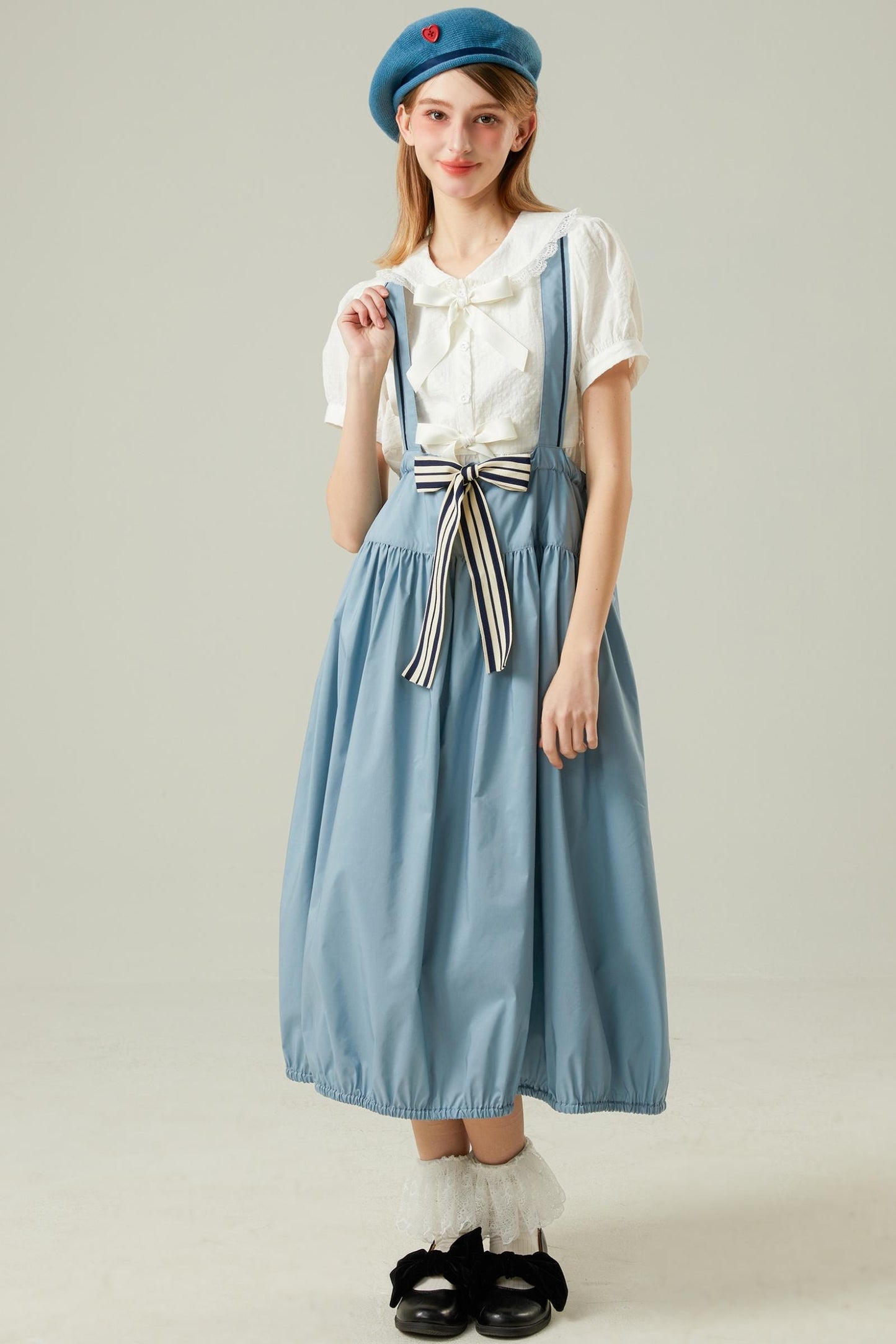 Blue Strappy Maxi Dress