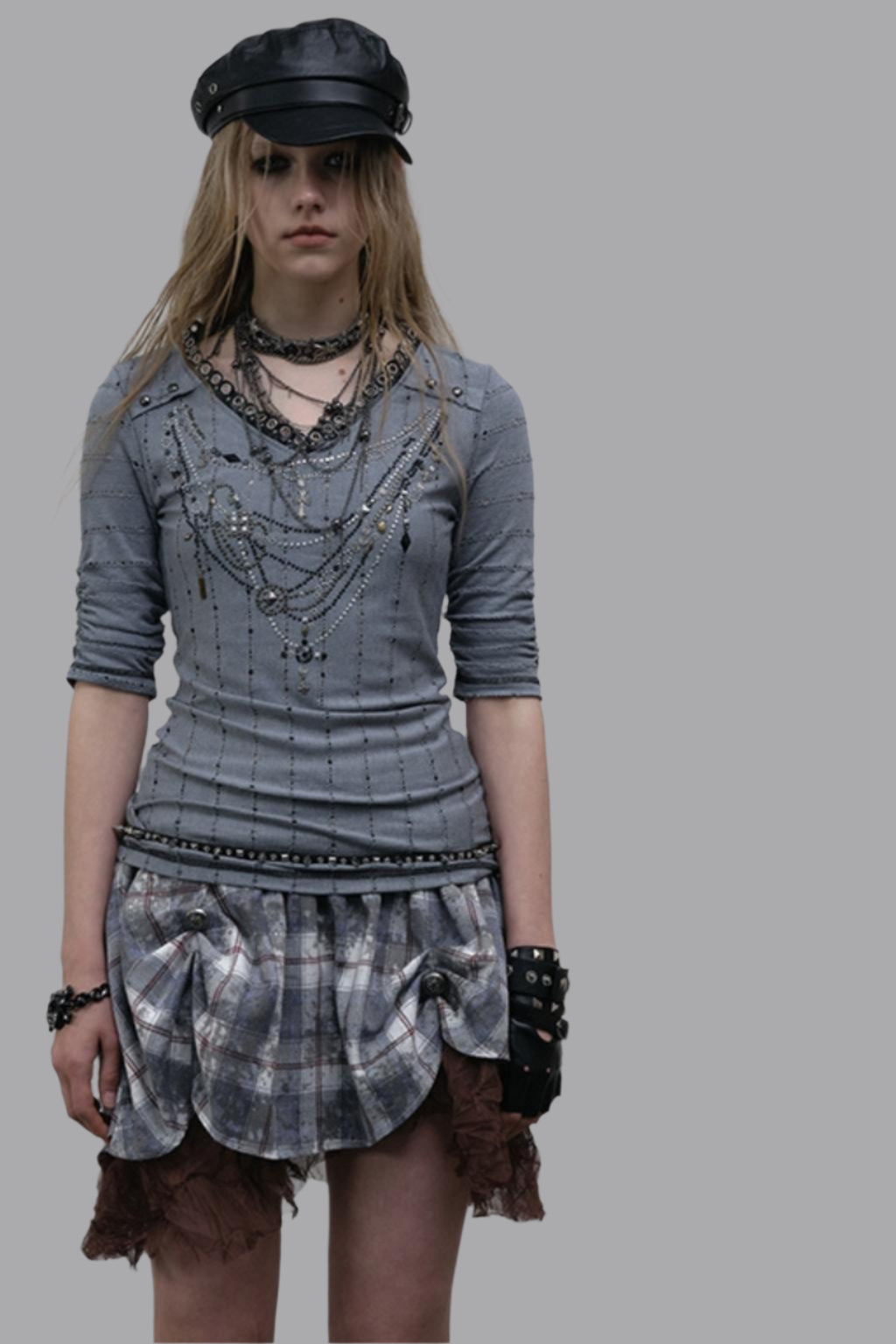 Retro V-Neck Tee Set-Up