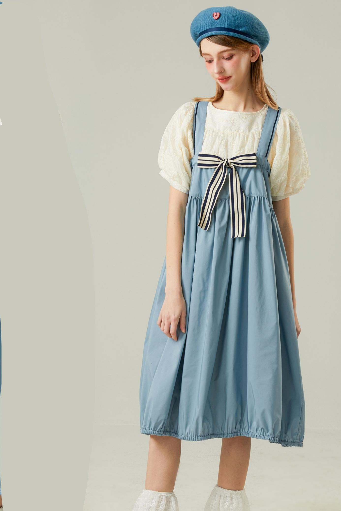 Blue Strappy Maxi Dress