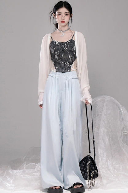 Cool Oxygen Bat-Sleeve Cardigan