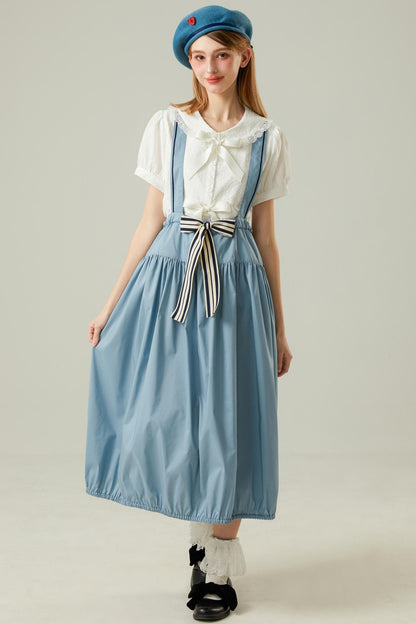 Blue Strappy Maxi Dress