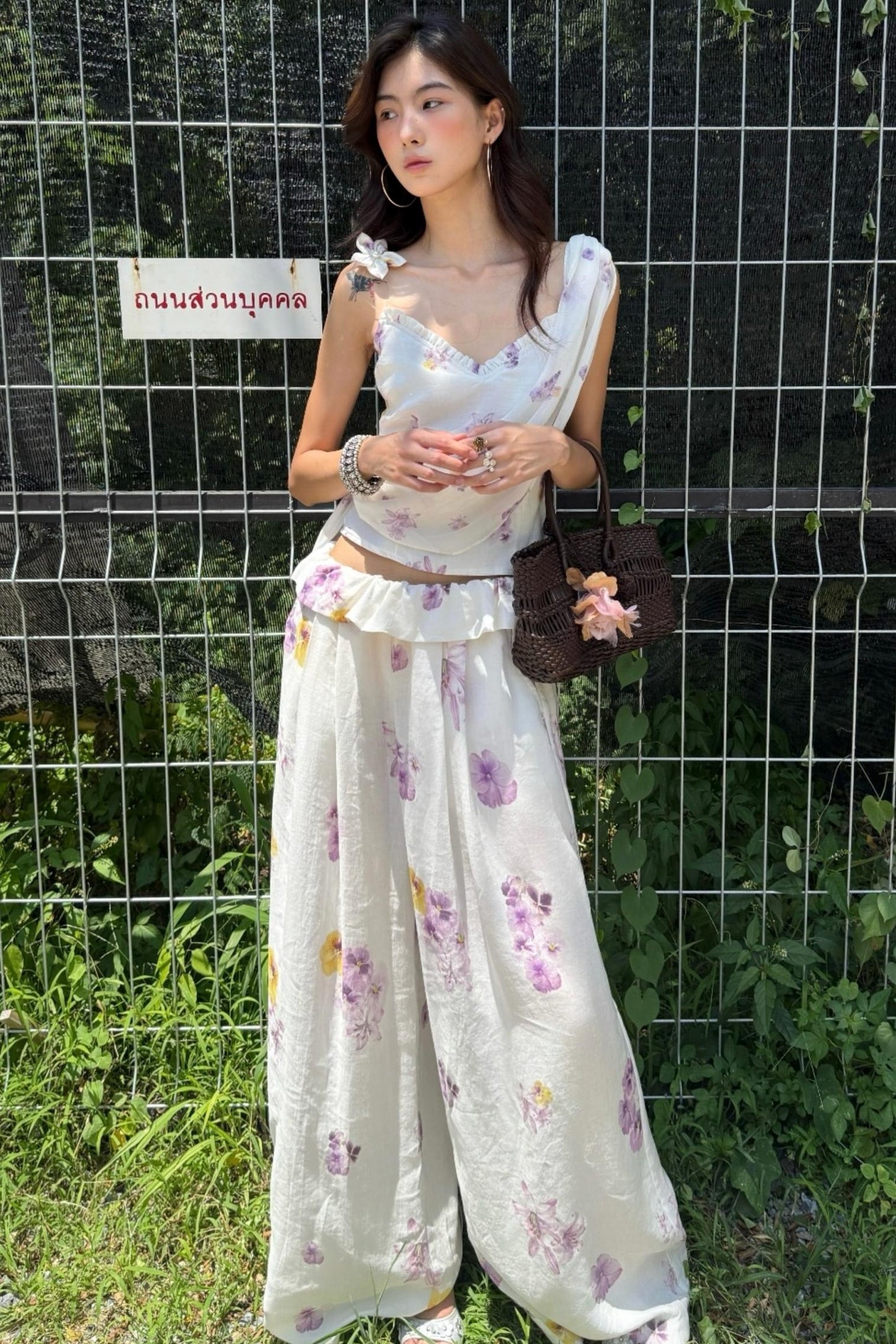 Breeze Chiffon Wide Leg Set-Up