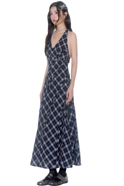 Halterneck Patch Dress