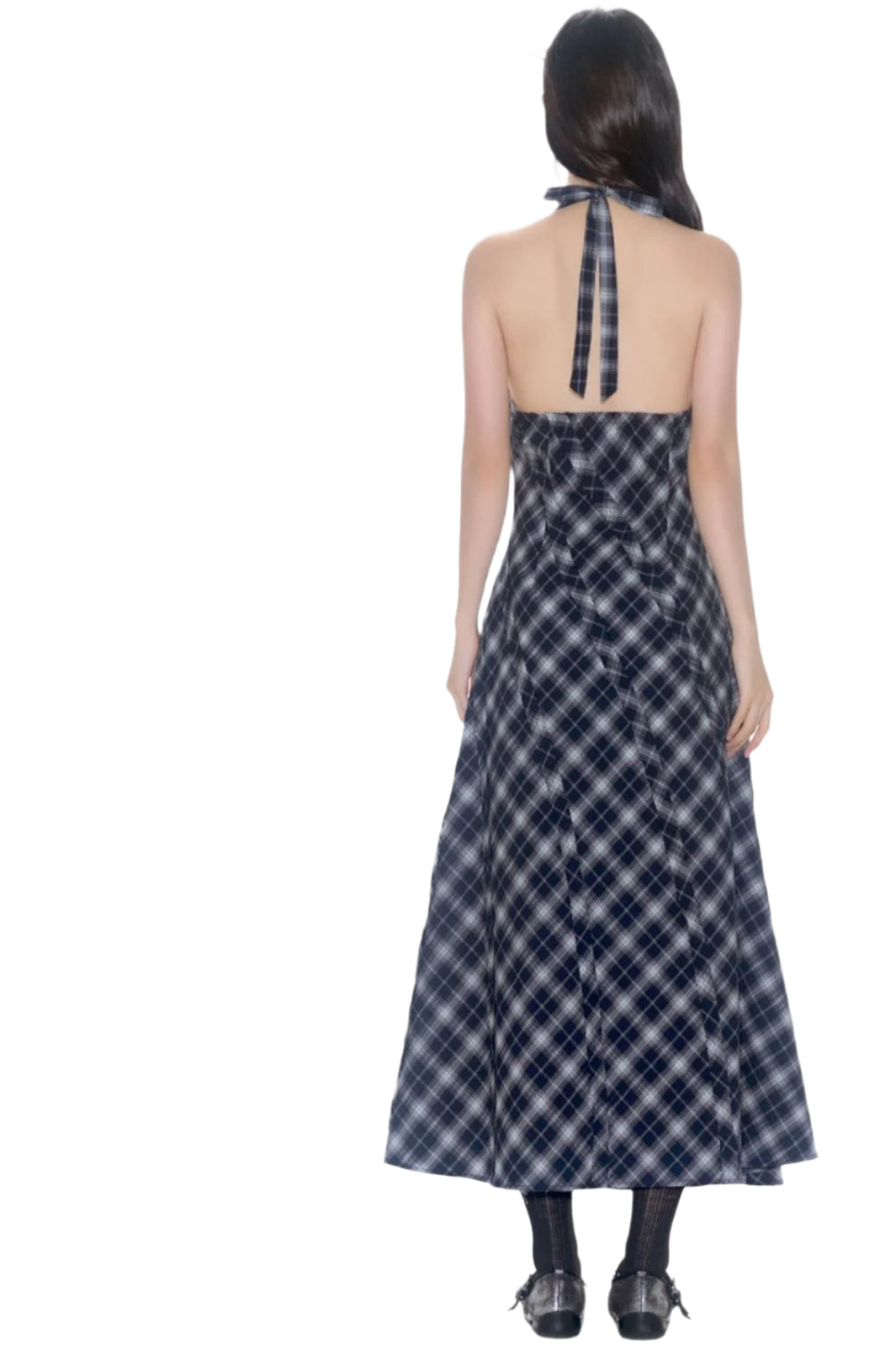 Halterneck Patch Dress