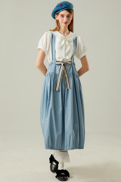 Blue Strappy Maxi Dress