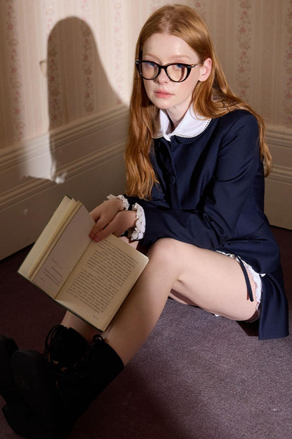 Vintage Doll Collar Suit Set-Up