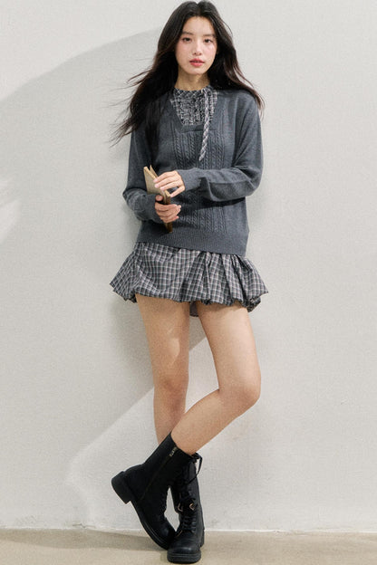 Elegant High Waist Skirt