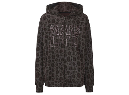 Street Two-Tone Sweatshirt Jacket