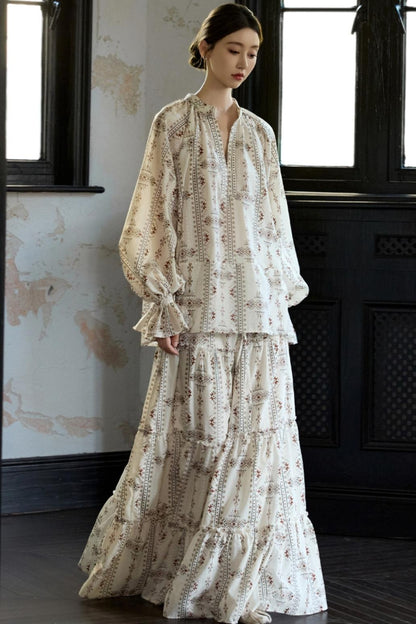 Retro National Resort Style Skirt