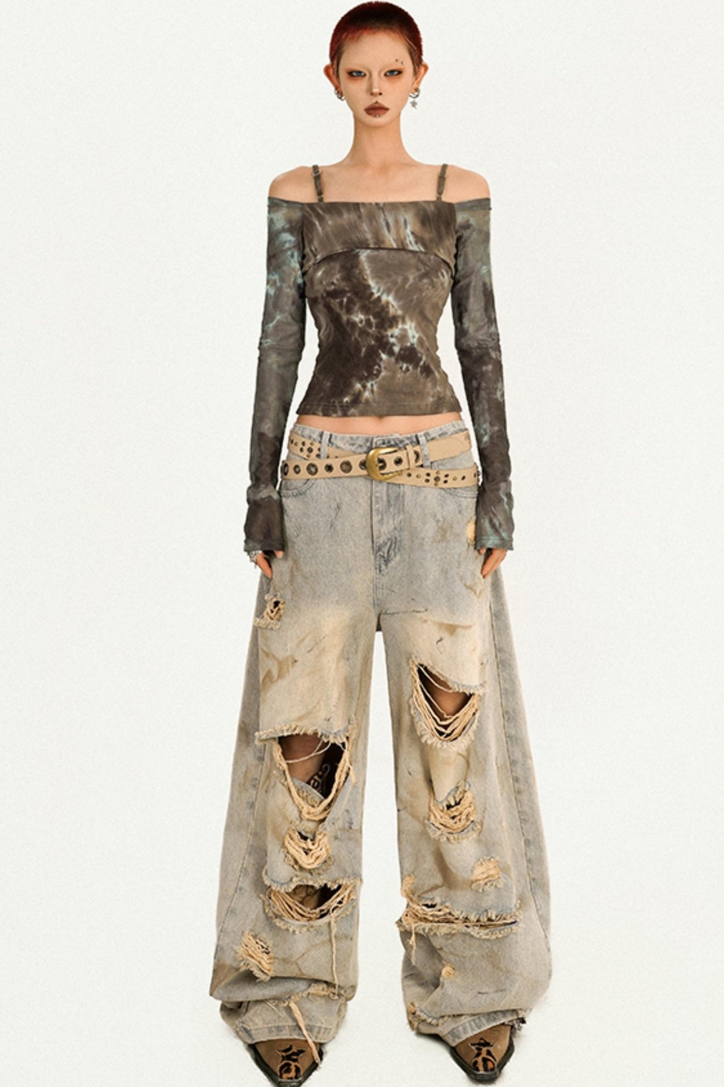 Original Tie-Dye Shoulder Top