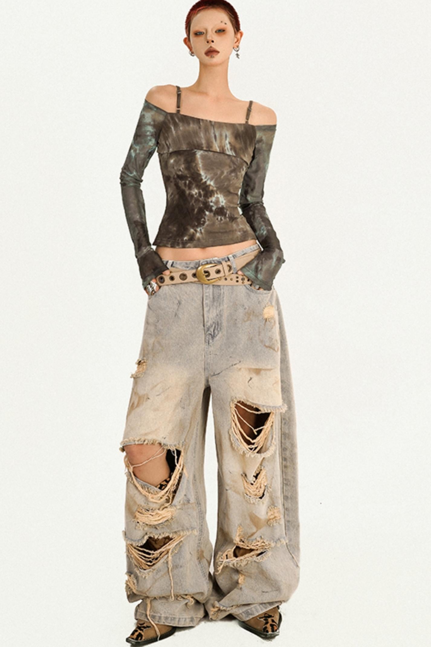 Original Tie-Dye Shoulder Top