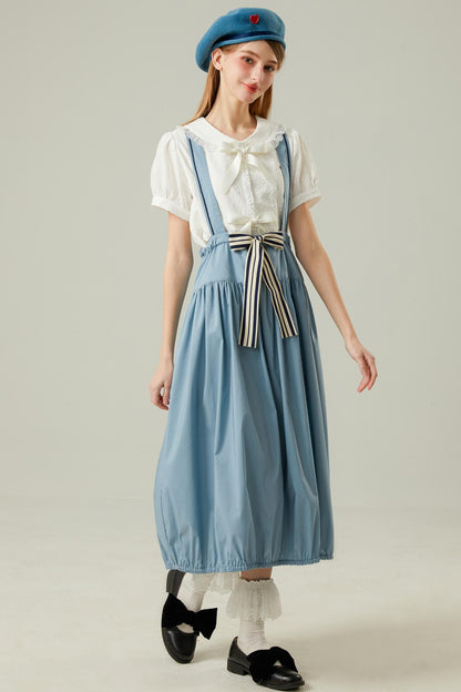 Blue Strappy Maxi Dress