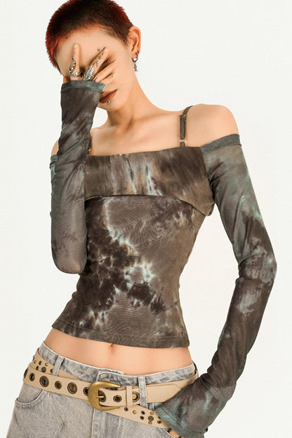 Original Tie-Dye Shoulder Top