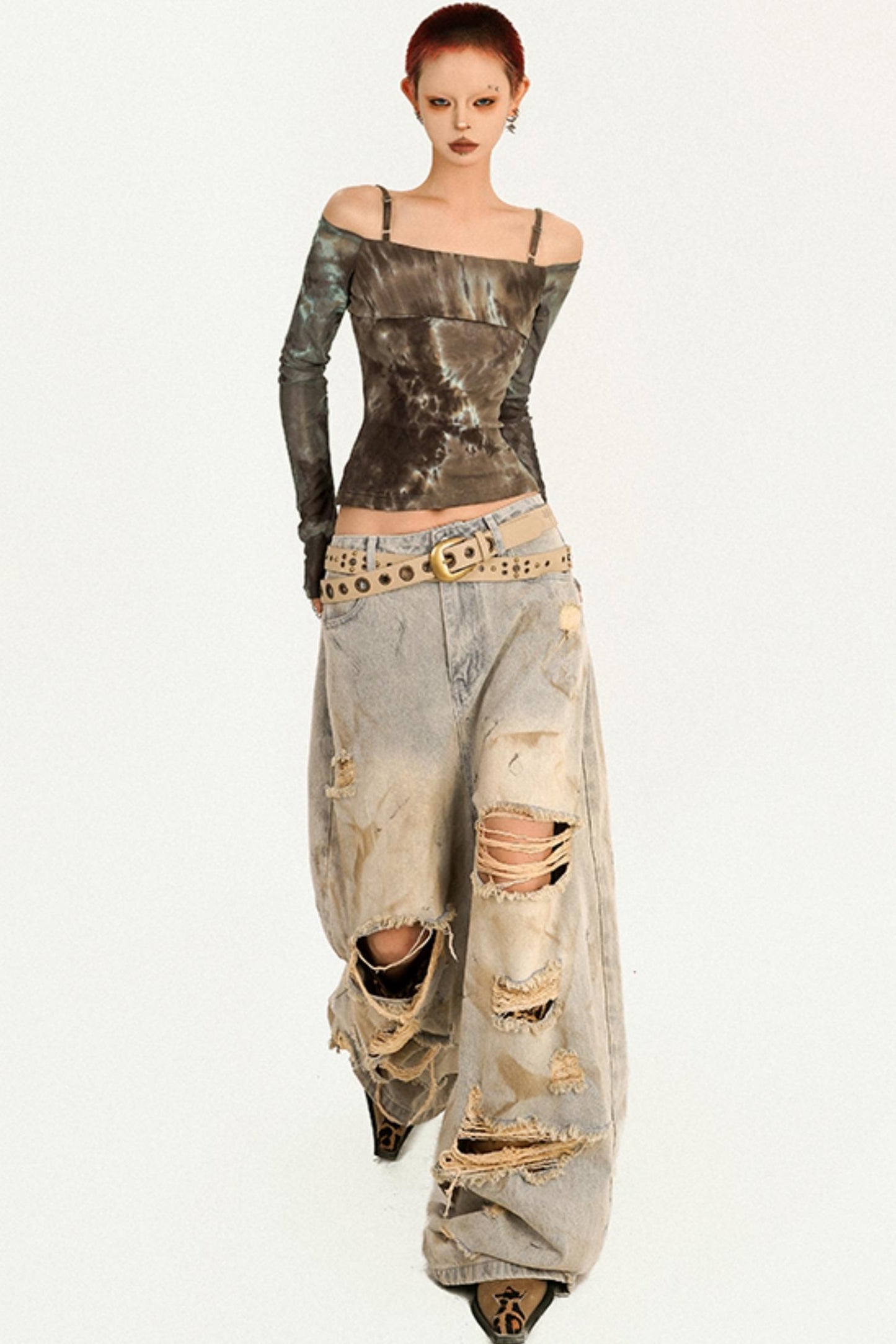 Original Tie-Dye Shoulder Top