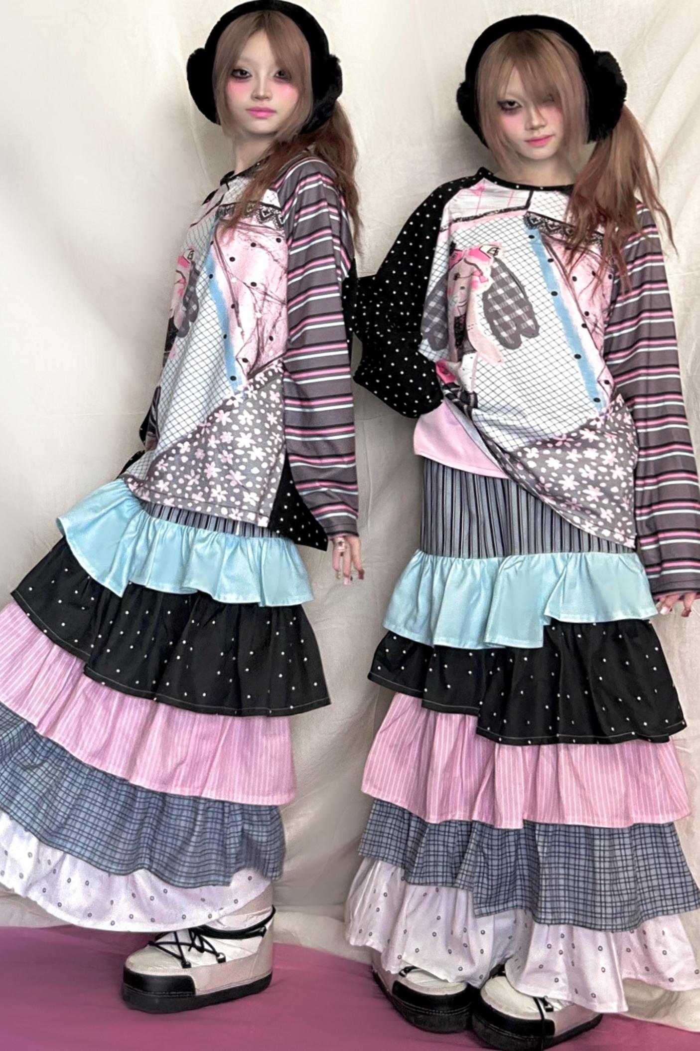 Angel Cream Cake Skirt