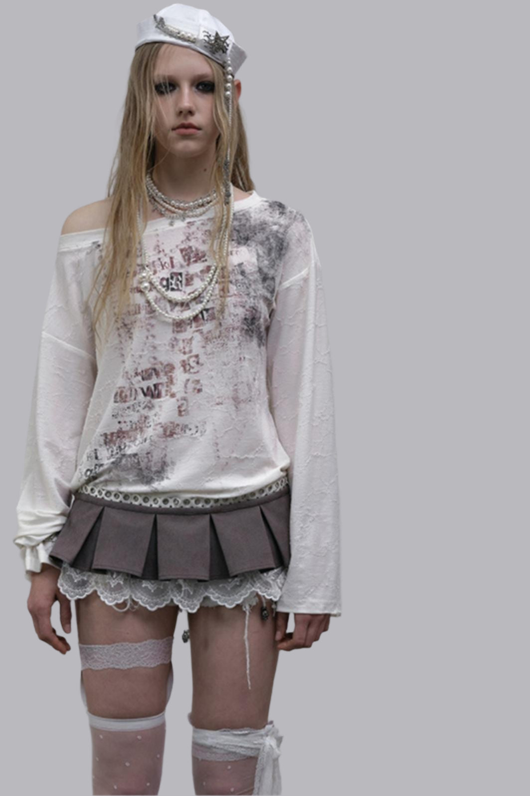 Slouchy One-Shoulder Tee