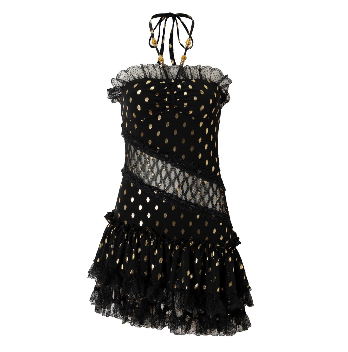 Lace Polka Dot Dress