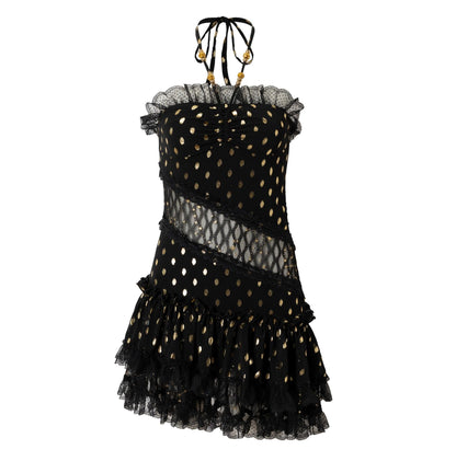 Lace Polka Dot Dress