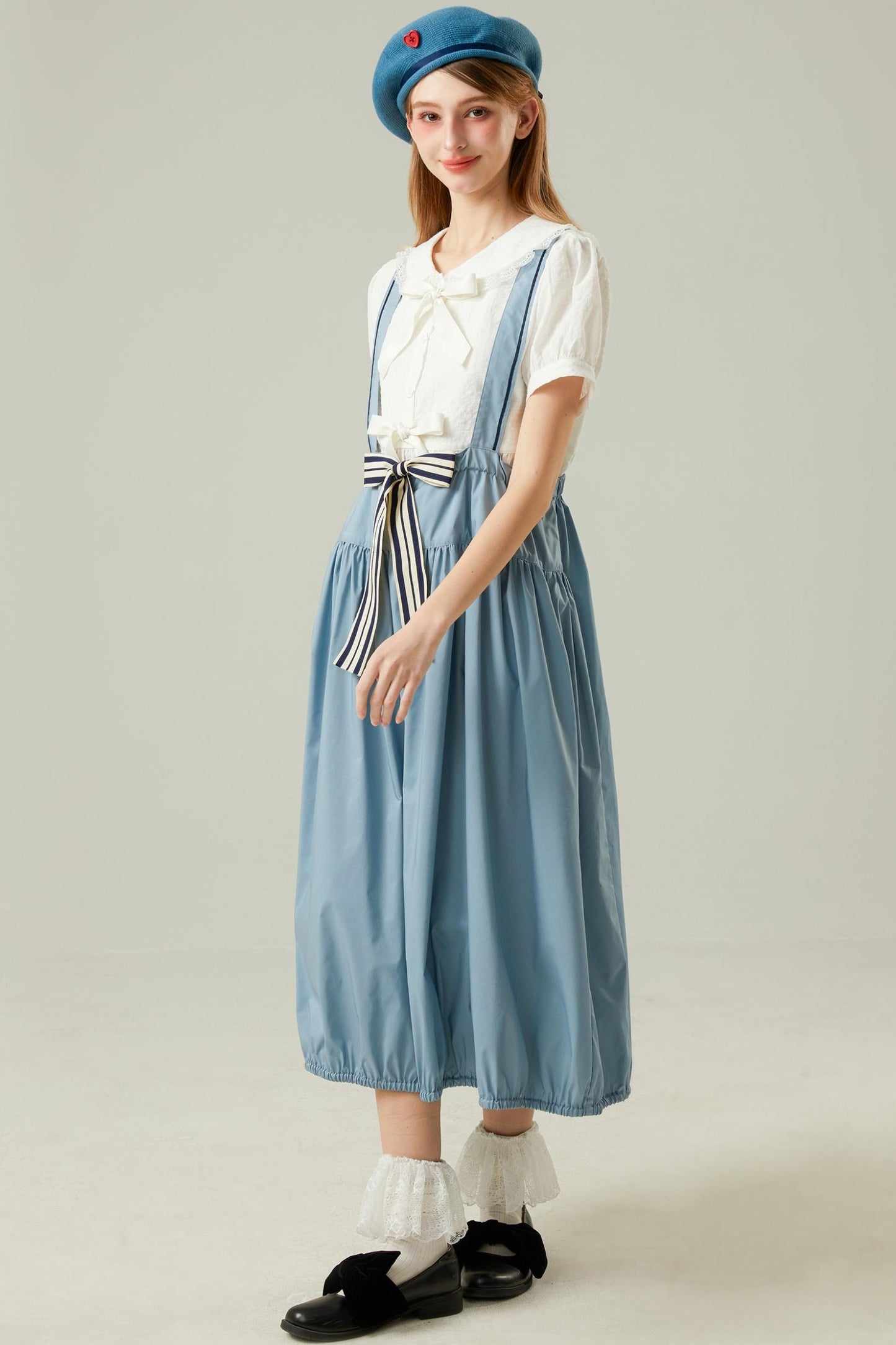 Blue Strappy Maxi Dress