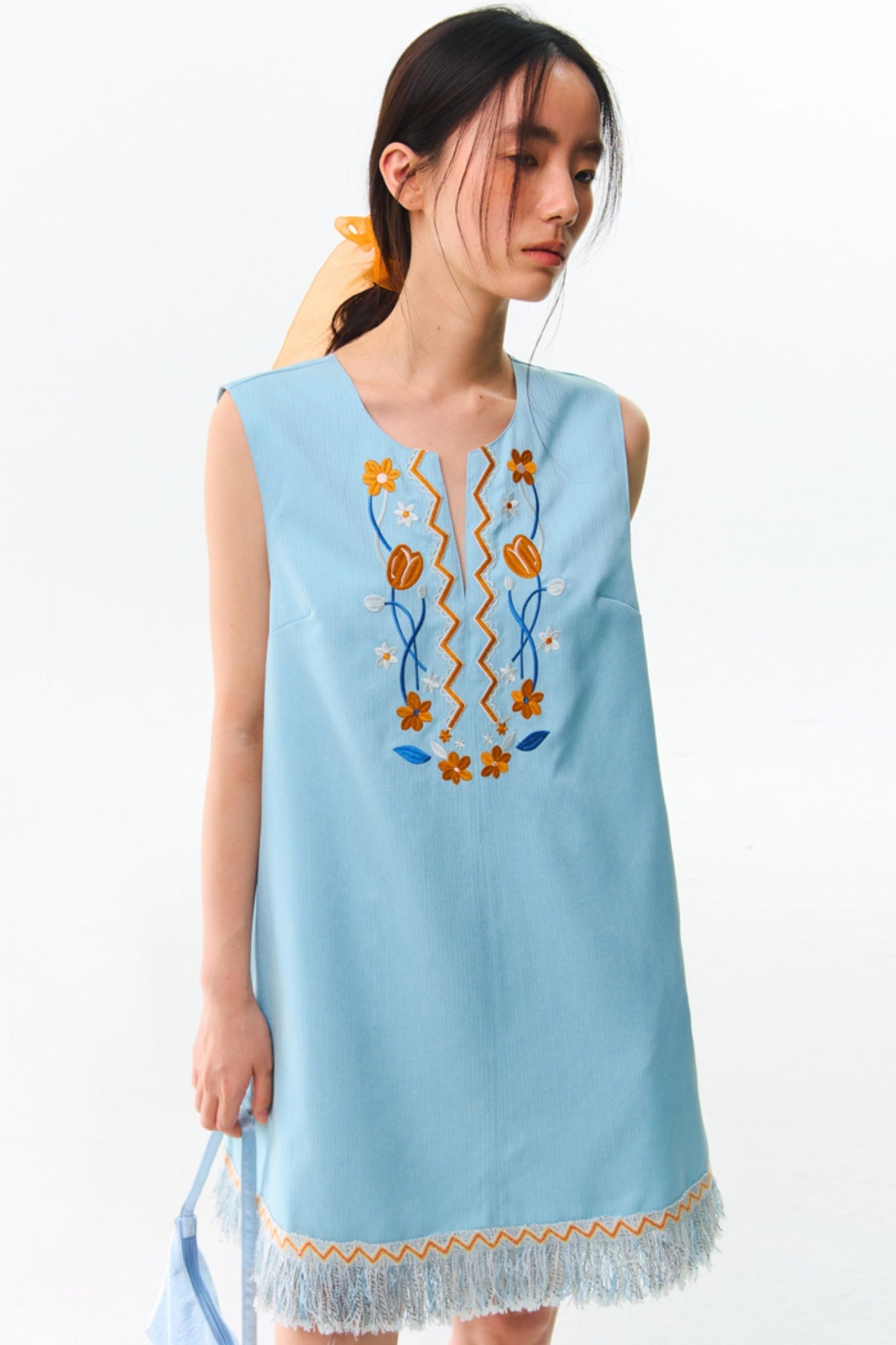 Tulip V-neck A-line Dress