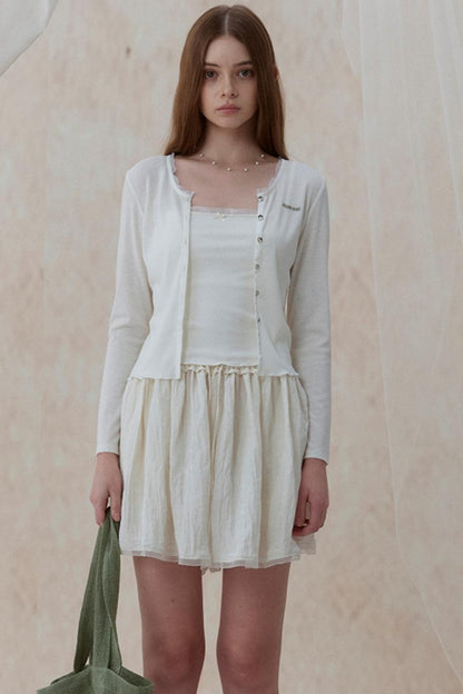 Cozy Knit Cardigan & Camisole Set