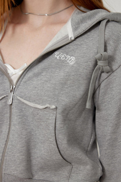 Gray Vintage Hoodie Set-Up