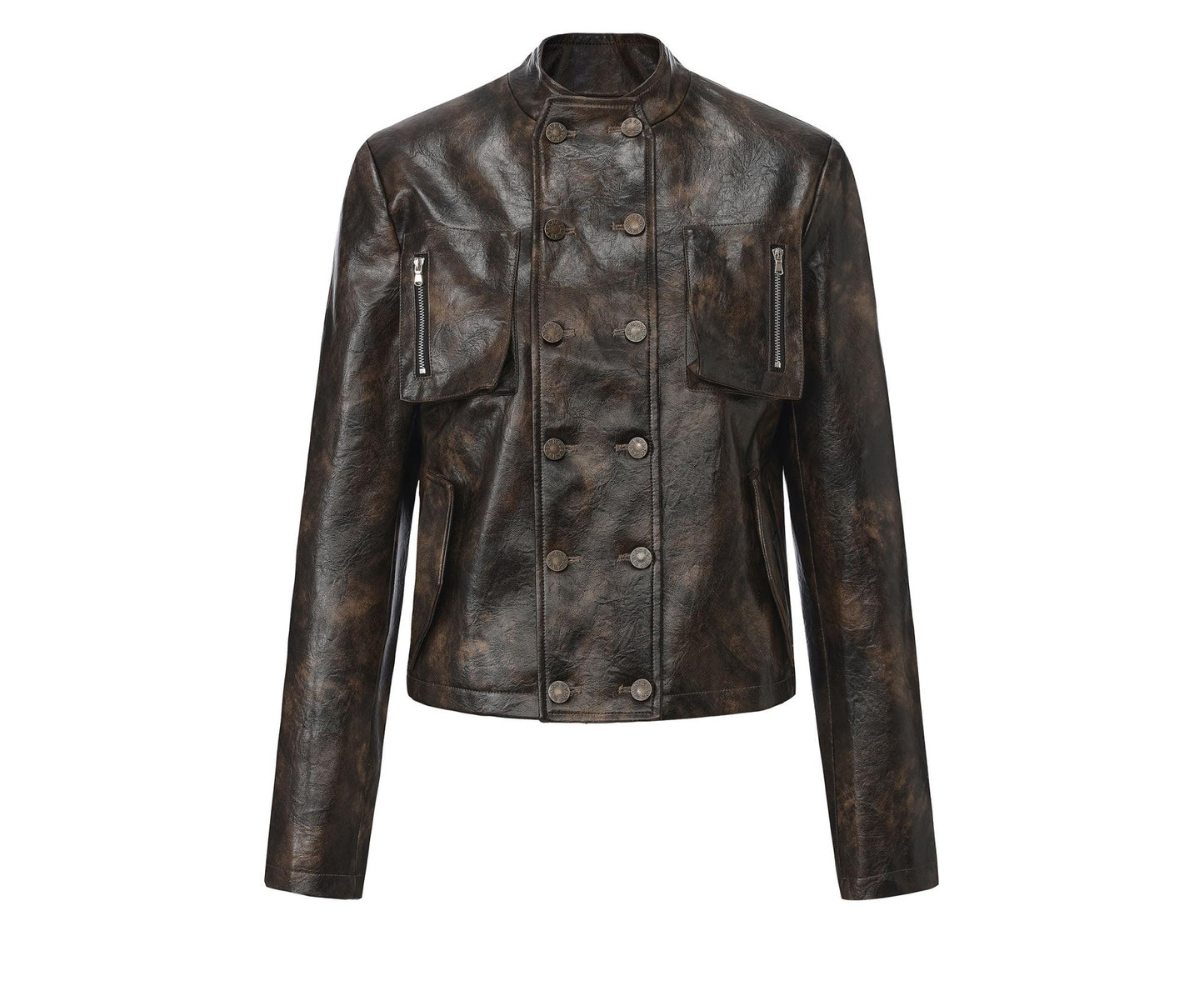 Overseas Celebrity Fashion Bloggers Punk Coat