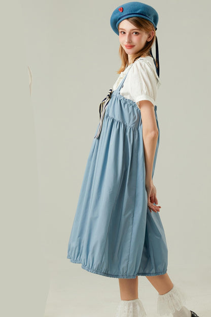 Blue Strappy Maxi Dress