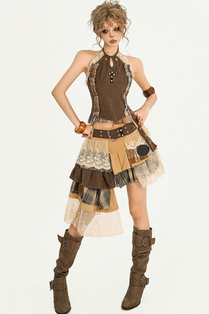 Vintage Lace Patchwork Camisole