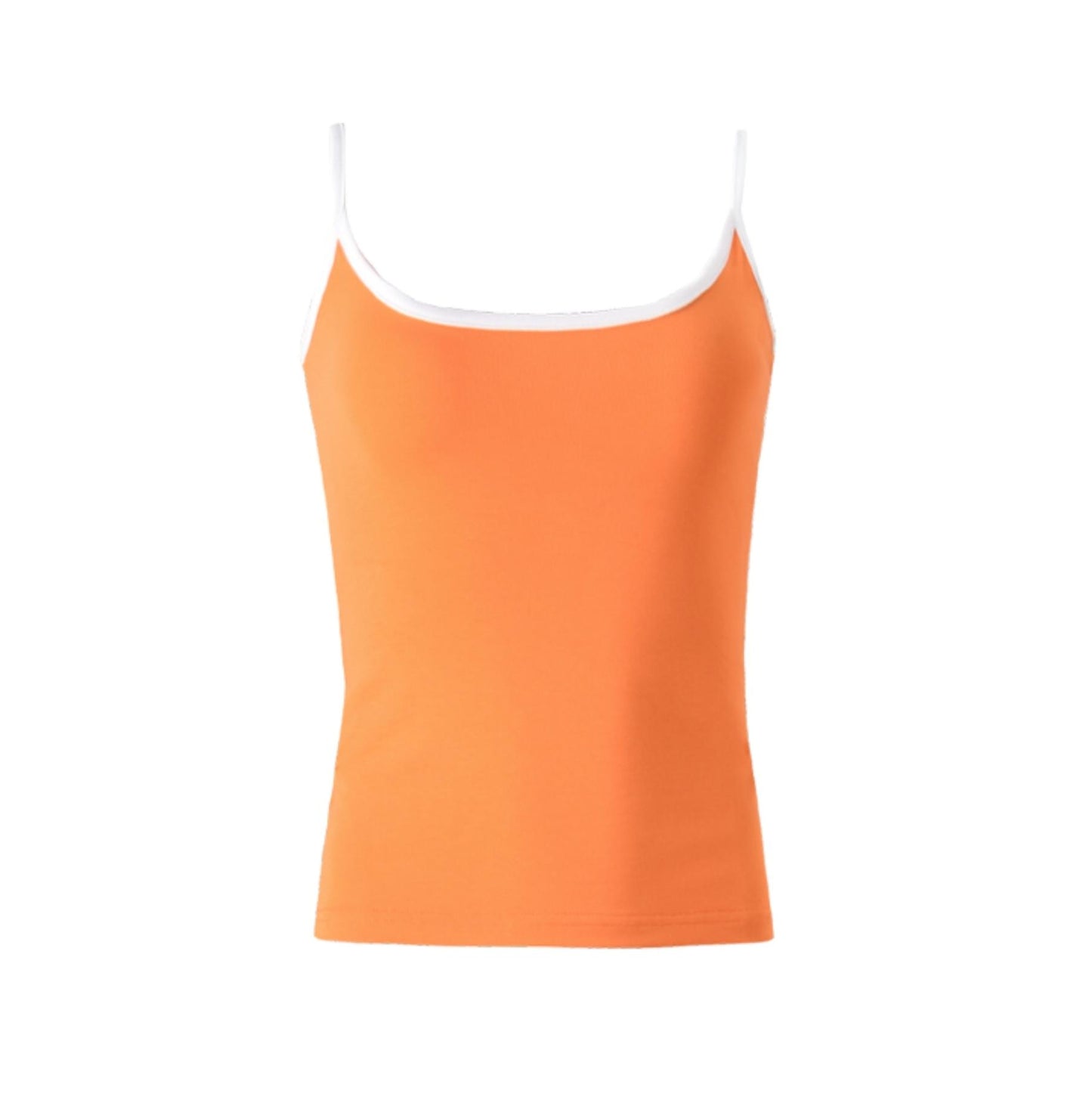 Solid Color U-Tie Slim Camisole