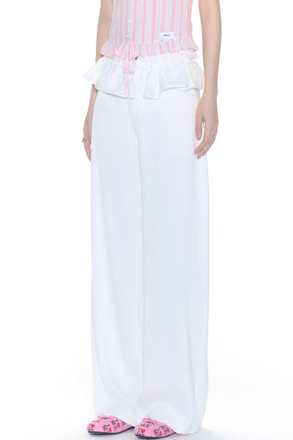 Stitched Straight Leg Pants