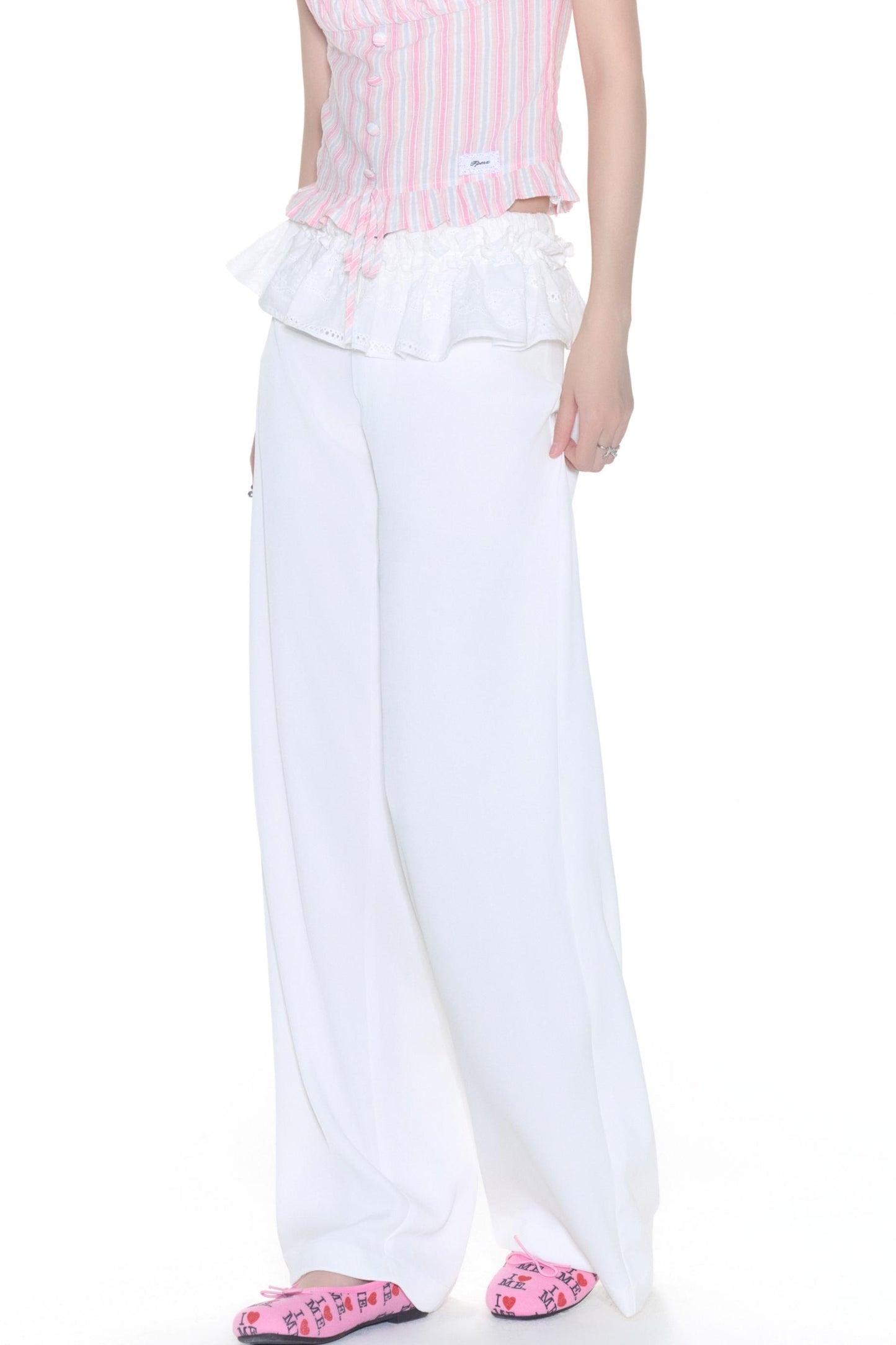 Stitched Straight Leg Pants