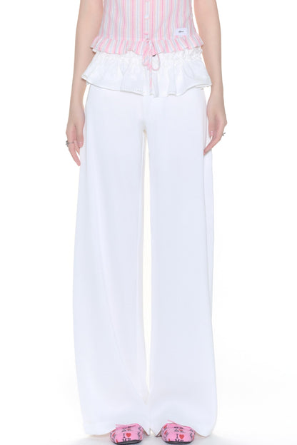 Stitched Straight Leg Pants