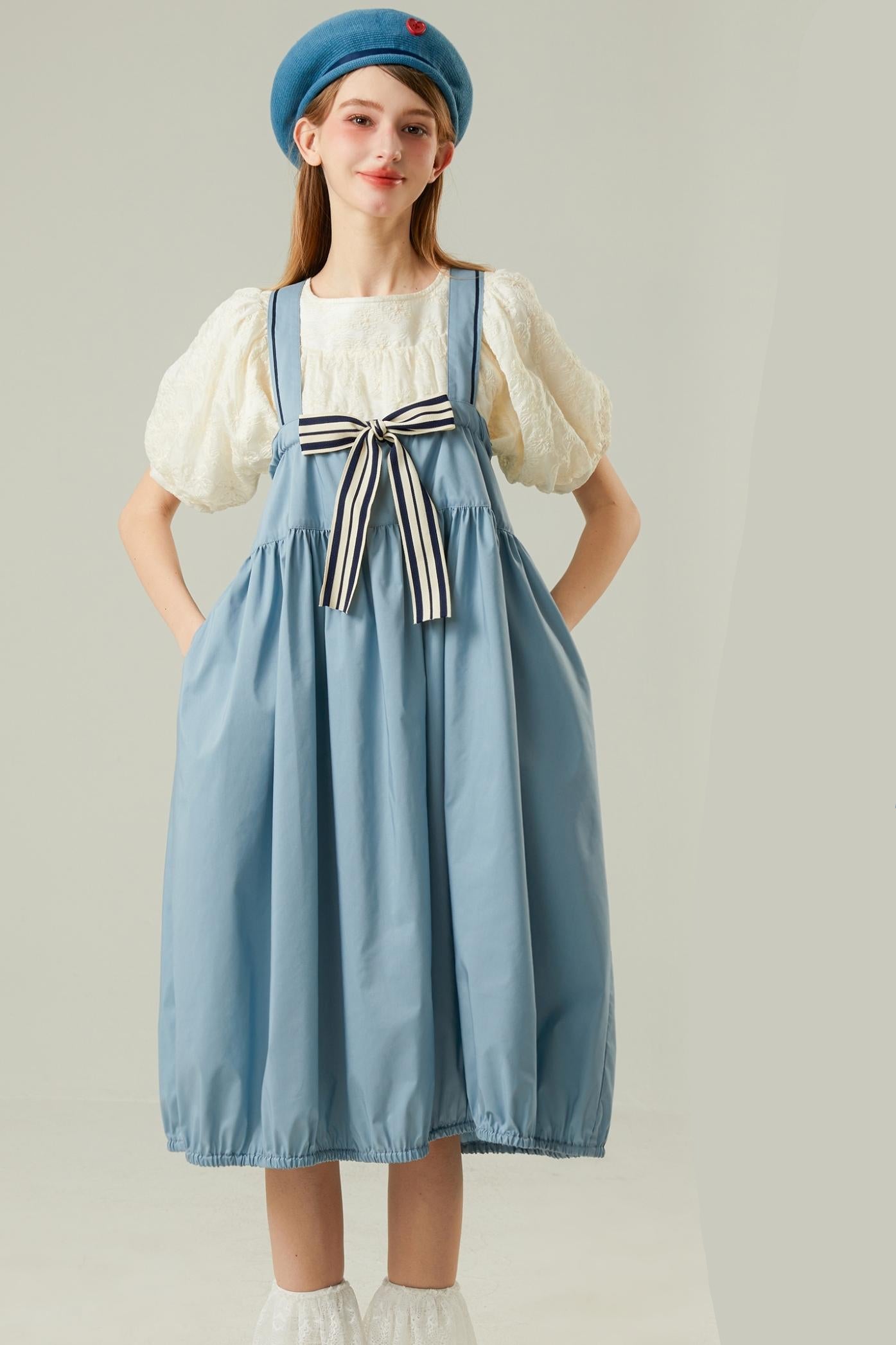 Blue Strappy Maxi Dress