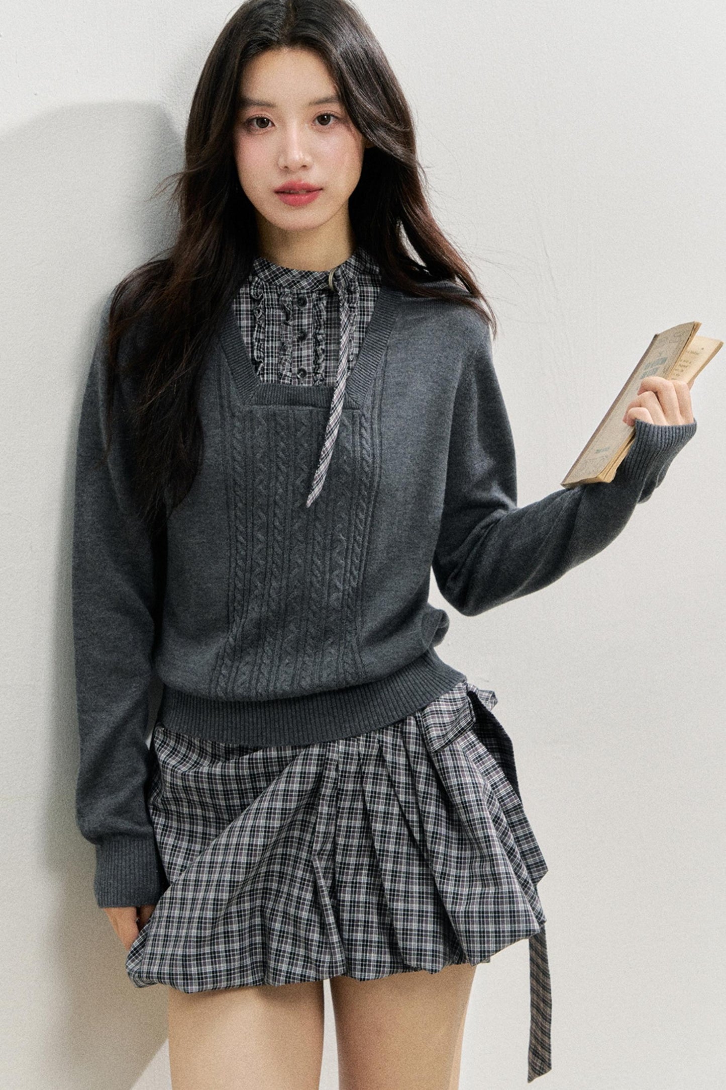 Elegant High Waist Skirt