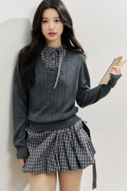 Elegant High Waist Skirt