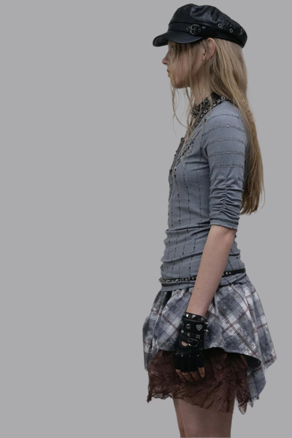 Retro V-Neck Tee Set-Up