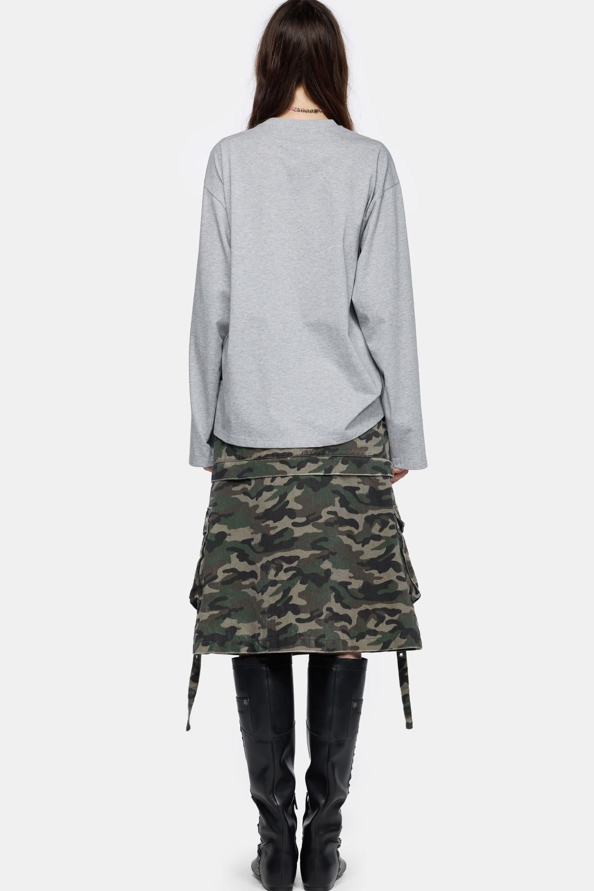 Spice Girl Style Camouflage Skirt