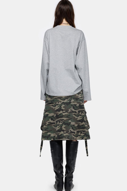 Spice Girl Style Camouflage Skirt