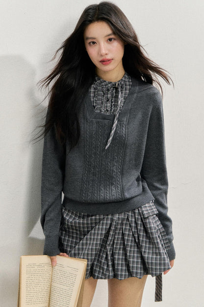 Elegant High Waist Skirt