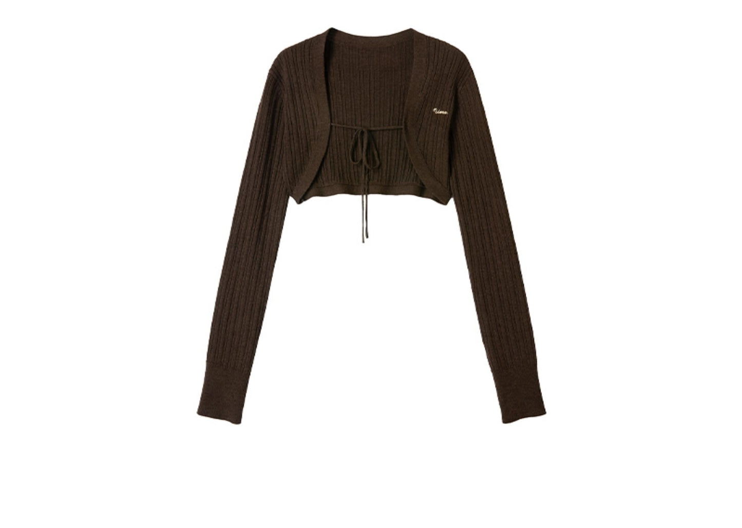 Wool Knit Cardigan Set-Up