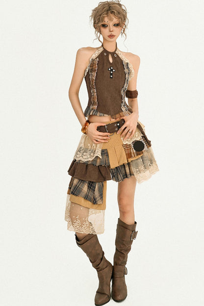 Vintage Lace Patchwork Camisole