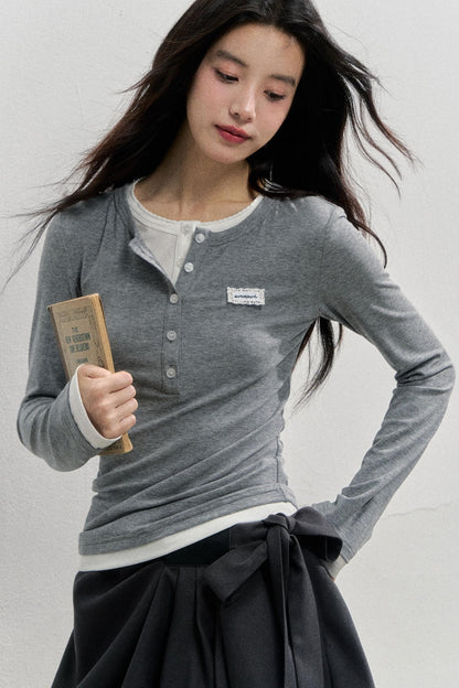 소프트 라이오셀 긴팔 티셔츠